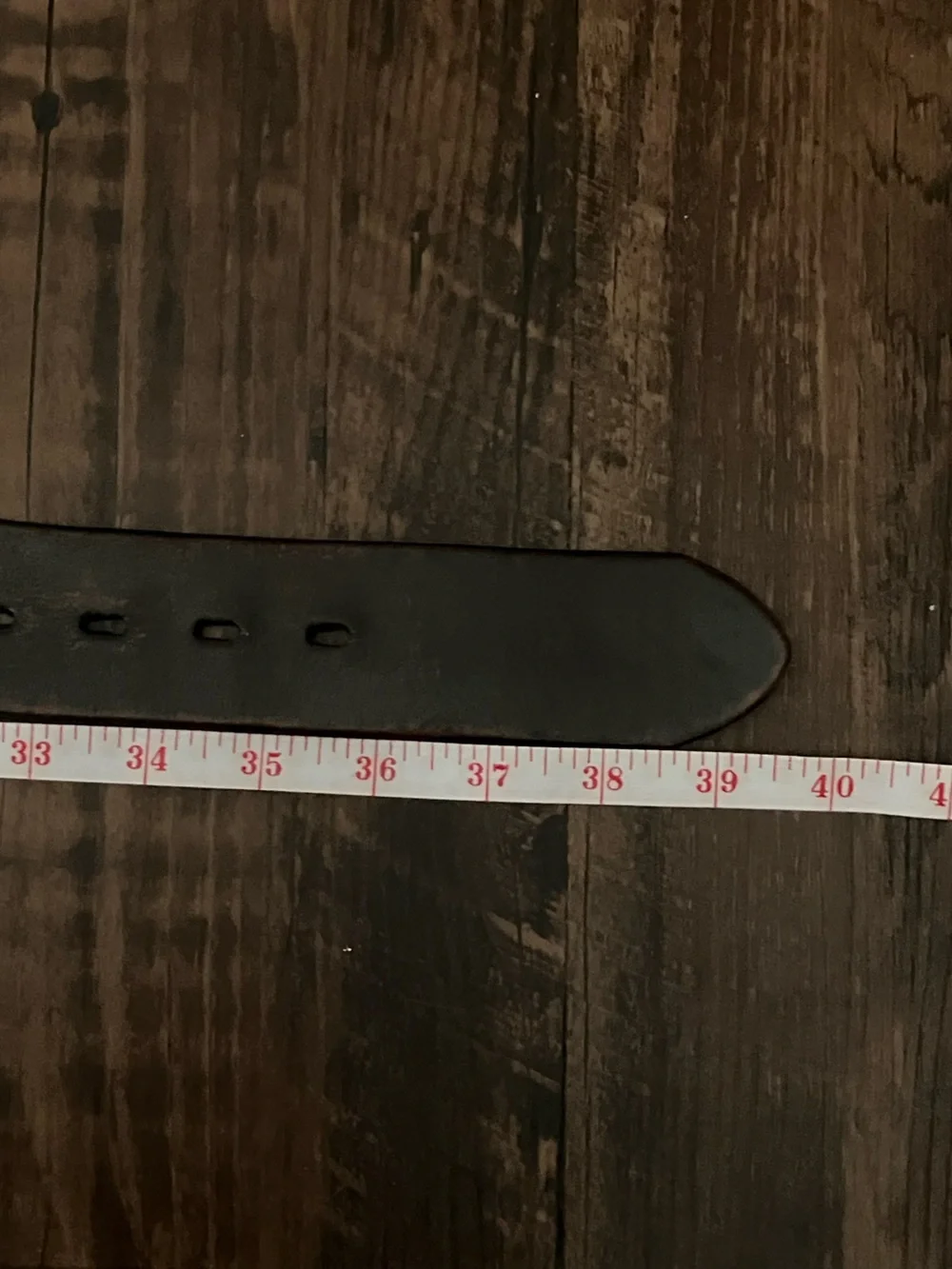 Bed Stu Dark Brown Leather Belt with Silver Buckle